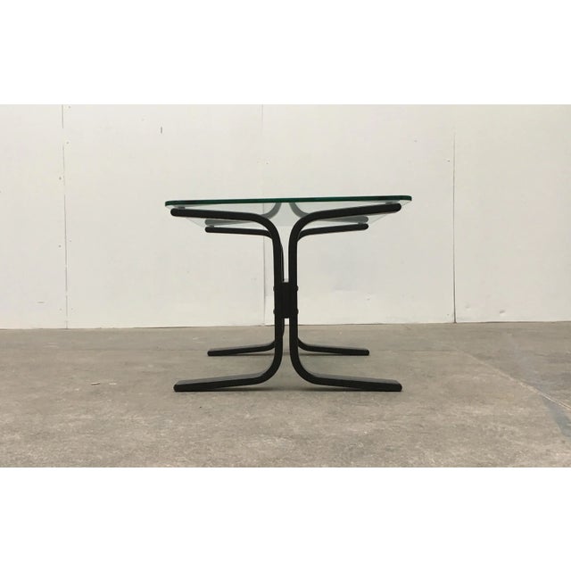Mid-Century Modern Mid-Century Norwegian Siesta Glass Side Table by Ingmar Relling for Westnofa For Sale - Image 3 of 18