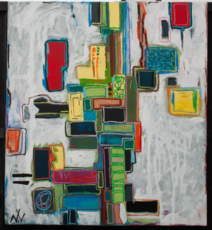 Natalia Vypritskaia, Vertical, Acrylic