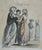 J. P. Malcolm, Fashion Illustrations, Lithograph Prints, 1808, Set of 5 For Sale - Image 10 of 17