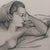 Figurative Vintage 1992 Original Female Nude Graphite Drawing Framed 19x24 For Sale - Image 3 of 11