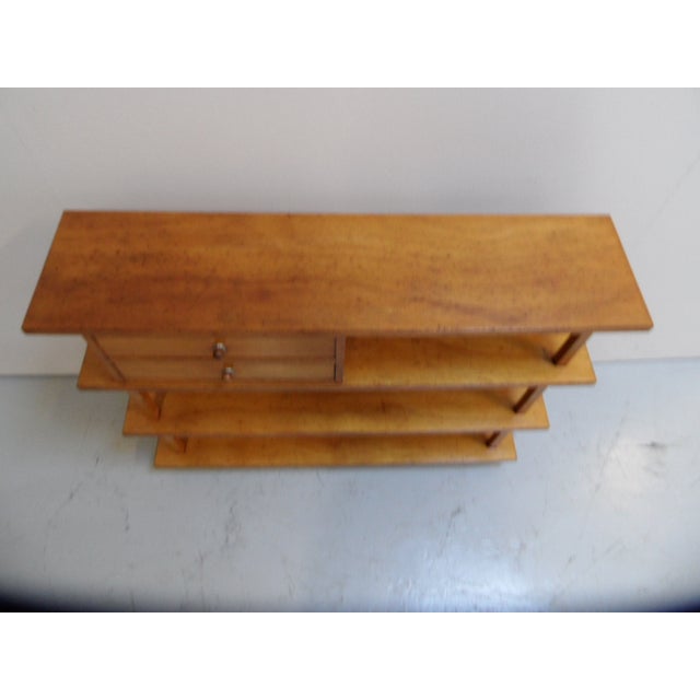 Vintage Open Bookcase in Wood, 1950s, in Very Good conditions. Designed 1950 to 1959