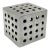 Space Age Metal Dice, Attrib. To Danese Italy 1960s For Sale