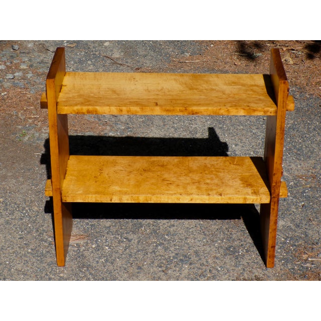 Vintage Arts & Crafts Style Low Bookcase Shoe Rack Open Shelf Inspired by historic "Sedley" pegged furniture designs, with...