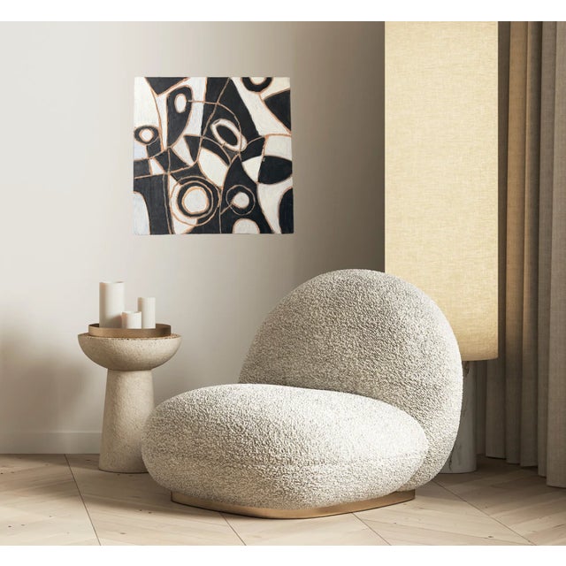 Abstract Large Contemporary Abstract Mixed-Media Painting, Bryan Boomershine For Sale - Image 3 of 10