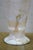 White Vintage Carved Onyx Alabaster Grecian Style Flower Bud Vase Urn 10" For Sale - Image 8 of 13