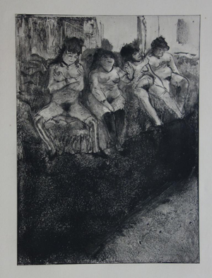 Edgar Degas, Shy or Provocative: Nudes, Engraving, 1935