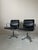 EA 208 Soft Pad Black Leather Chairs by Charles & Ray Eames for Herman Miller, 1970, Set of 2 For Sale - Image 10 of 11