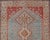Antique Persian Shiraz Rug With Center Medallions and Sub Geometric Design For Sale - Image 9 of 11