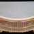Century Furniture ​Vintage French Provincial, British Colonial Wicker & Gilt 3 Drawer Bombe Commode Chest With Marble Top For Sale - Image 4 of 14