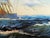 Nautical Oil Painting Sailing Ship Seascape Signed Maritime Art Ocean Waves Nautical For Sale - Image 3 of 9