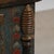 19th Century Blue Painted Carved Flat Top Trunk With Drawer From Hungary For Sale - Image 12 of 14