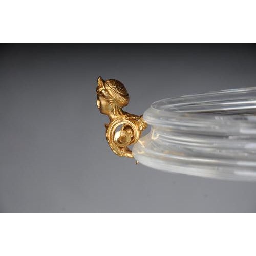 Plastic Acrylic Bowls with Gilding, Set of 2 For Sale - Image 7 of 14