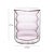 2020s Waves Blush Water Glass - Set of 4 For Sale - Image 5 of 5