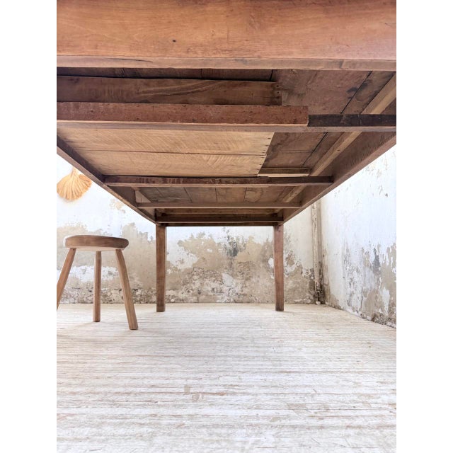 Vintage Farmhouse Dining Table in Oak, 1950 For Sale - Image 18 of 18