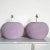 Introduce a vibrant accent to your decor with this pair of Postmodern Lavender Purple Vase Table Lamps. These lamps...