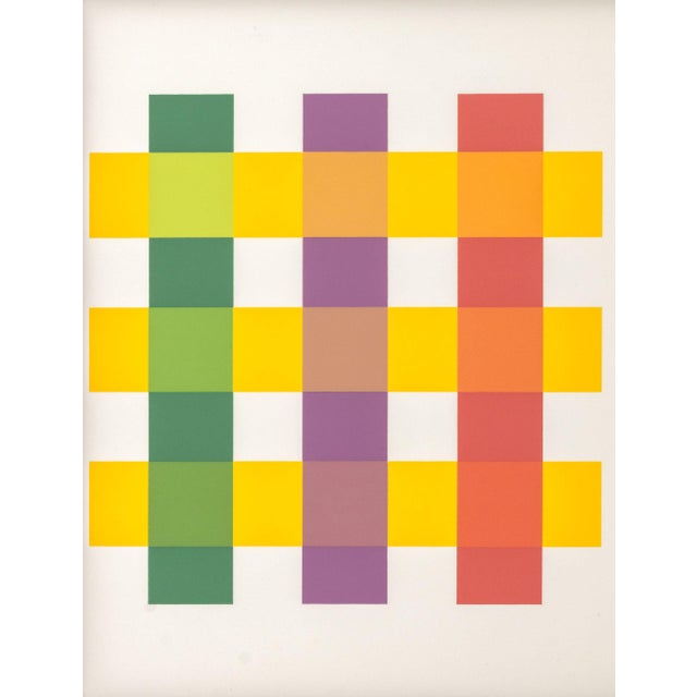 Josef Albers (German/American, 1888-1976), "The Interaction of Color Plate XI-3", Screenprint in Colors on Paper, 1973,...