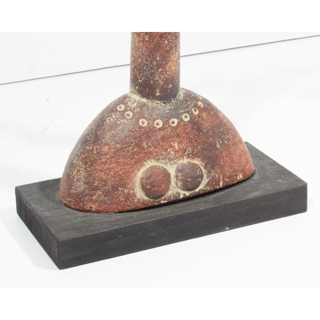 Ceramic “Princess and Earrings” Studio Pottery Sculpture by John Maltby For Sale - Image 7 of 9