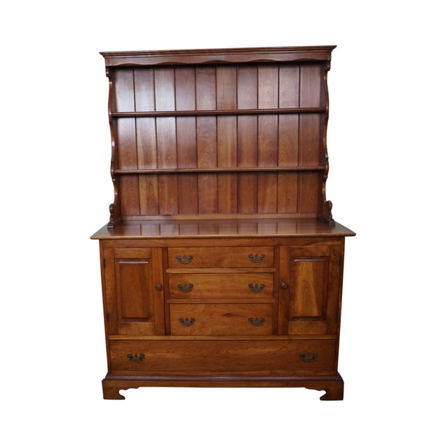 Stickley Vintage Cherry Open Hutch Cupboard Chairish