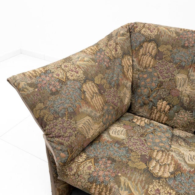 Jacquard Fabric Chairs by Mario Bellini for B&B Italia, 1970, Set of 2 For Sale - Image 10 of 11