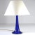 Cobalt Glass Table Lamp, 1960s For Sale - Image 4 of 9