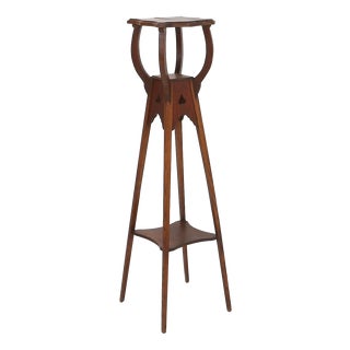 Art Deco Console Table in Oak, France, 1940s For Sale