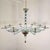 1980s 1980s Blue and Brown Murano Glass Chandelier For Sale - Image 5 of 12
