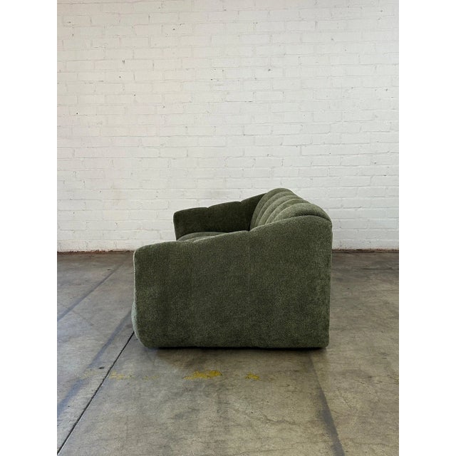 Custom Low Profile Channel Loveseat For Sale - Image 9 of 12