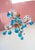 Italian Chandelier in Gilt Metal with Murano Glass Drops, 1960 For Sale - Image 6 of 9
