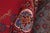 Textile Vintage Tabriz Red/Blue Wool Rug - 9'8'' X 13'0'' For Sale - Image 7 of 10