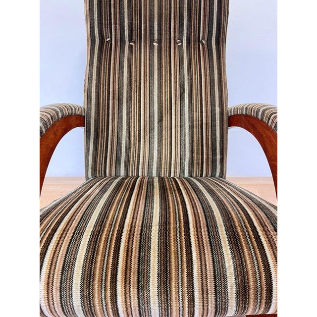 1940s Organic Rocking Chair, Czechoslovakia, 1940s For Sale - Image 5 of 9