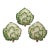 Faianças Belo Portugal Majolica Geranium Leaf Dishes, Set of 3 For Sale
