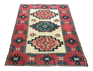 Turkish Tribal Hand Knotted Floor Rug - 4′6″ × 6′