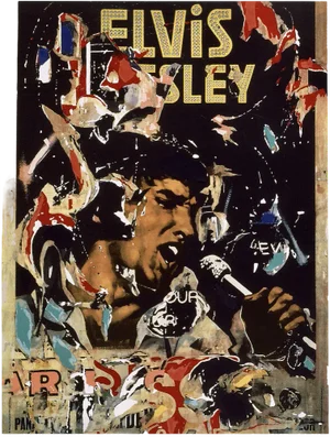 Elvis Presley, 1998 Mimmo Rotella