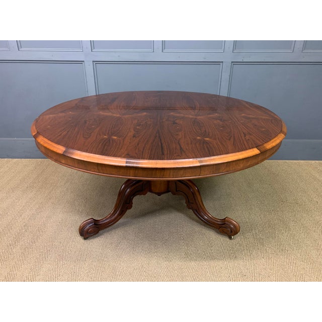 Victorian Rosewood Loo Table, 1870 For Sale - Image 18 of 18