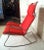 Vintage Industrial Iron Rocking Chair For Sale - Image 4 of 8