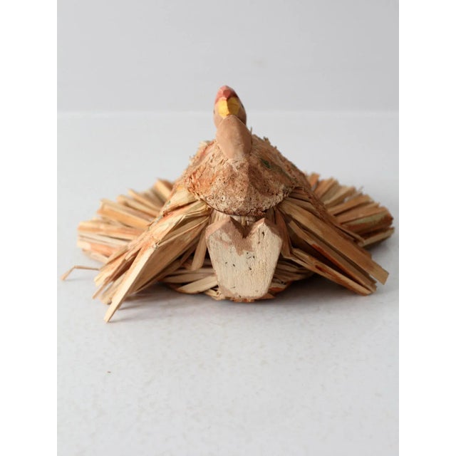Vintage Woven Decorative Turkeys Set of 4 For Sale - Image 11 of 12