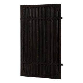 Early 20th Century Czech Republic Black Iron Door For Sale