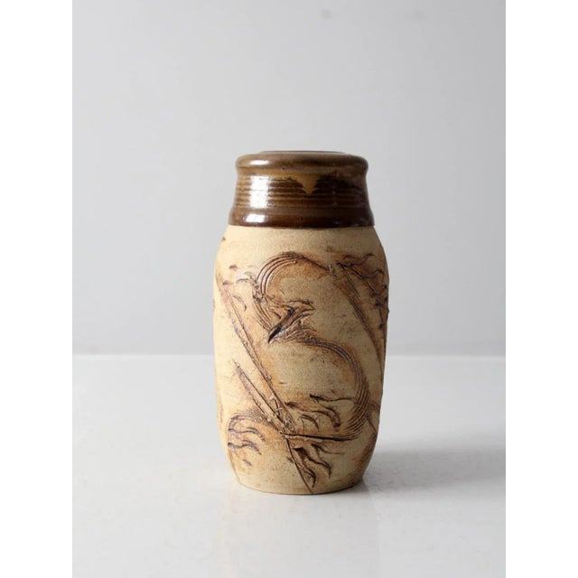 Vintage Rinquist Studio Pottery Vase For Sale - Image 13 of 13