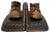 Rare set of copper bronzed baby shoes that were up cycled to create bookends. These would make a great baby gift or...