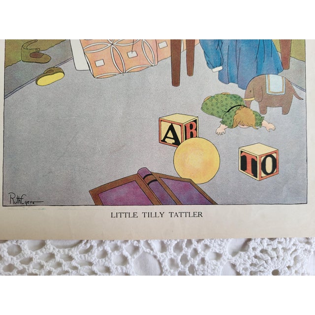 Illustration 1920s 'Little Tilly Tattler' by Ruth Eger For Sale - Image 3 of 3
