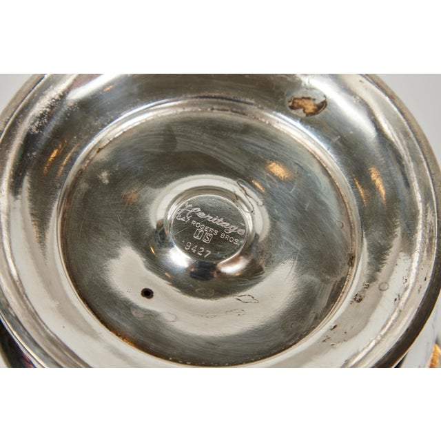 Vintage Silver Plate 'Heritage' Ice Bucket For Sale - Image 9 of 10