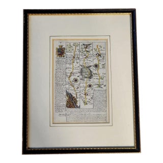 18th Century John Owen Copper Plate Engraved Map of Tunbridge For Sale