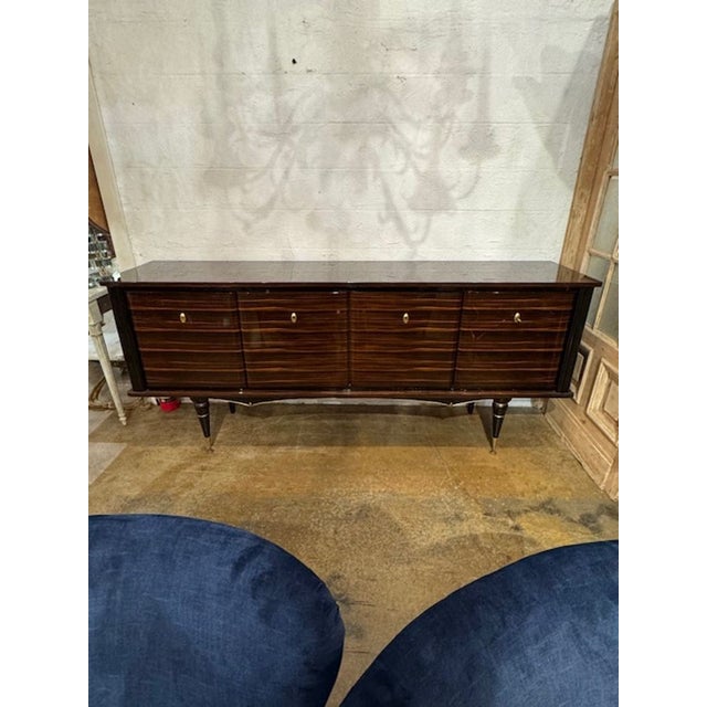 French Mid Century Macassar Sideboard For Sale - Image 11 of 14