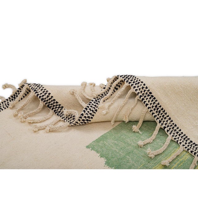 Early 21st Century Moroccan Flatweave Wool Rug by Azele Studio For Sale - Image 5 of 10