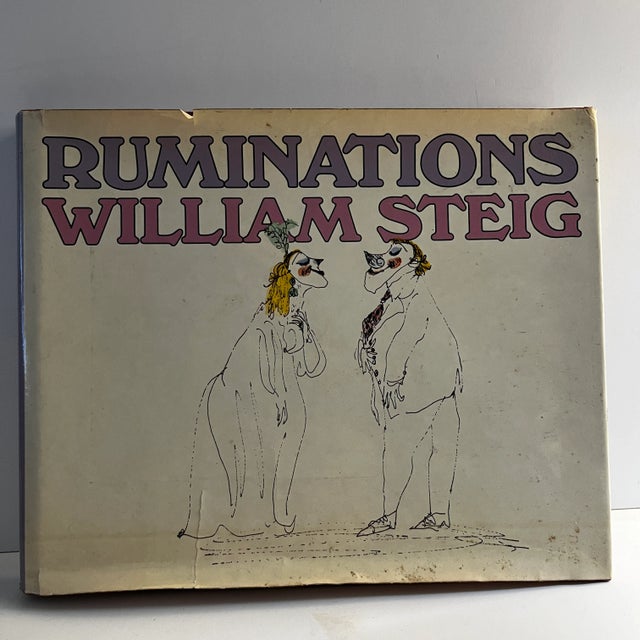 Set of two first editions of noted New Yorker cartoonist William Steig's wonderful work from 1971 and 1984. Ruminations...