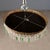 Metal Empire Italian Chandelier in Glass and Gilt Iron For Sale - Image 7 of 9