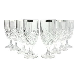 Godinger “Dublin” Crystal Iced Tea Glasses - Set of 8 For Sale