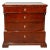 Biedermeier Chest of Drawers Walnut and Mother-of-Pearl For Sale