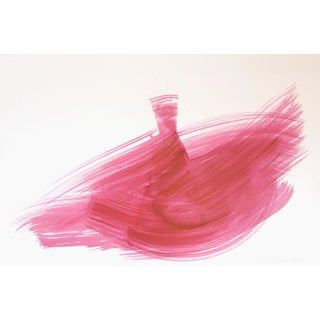 "The Violet Dress 15" Contemporary Abstract Painting by Bettina Mauel For Sale