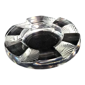 1970s Lalique France Glass Ashtray
